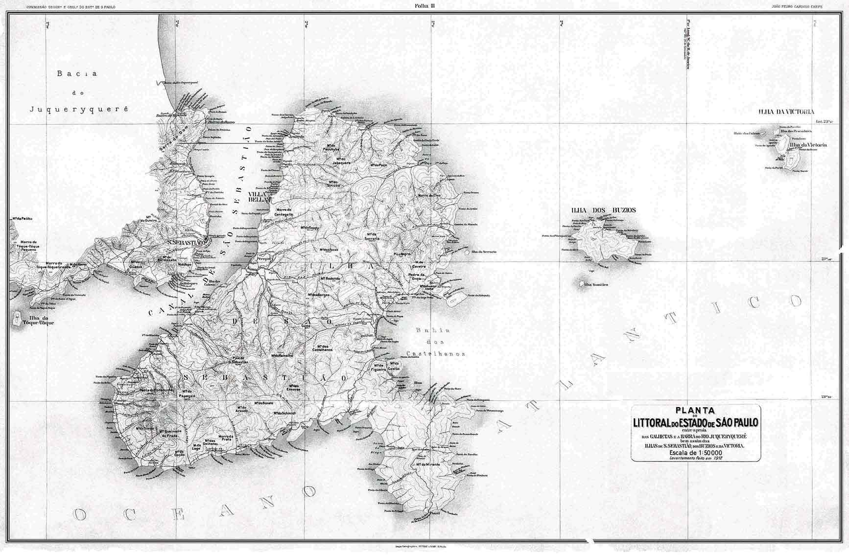 Mapa datado de 1912