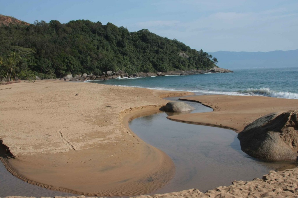 Praia do Jabaquara. Foto: Tatyana Andrade