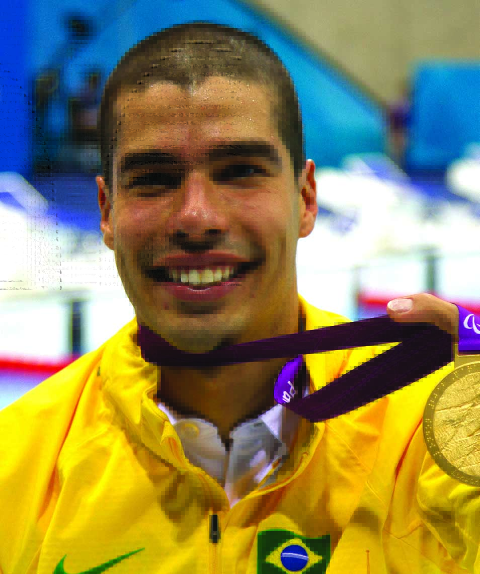 Paralimpíada de Londres - 2012 - Ouro nos 100m peito