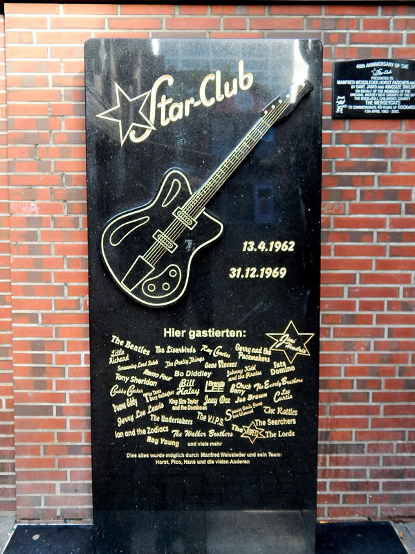 Hamburgo-Beatles-Placa-Comemorativa-do-Star-Club-1X | Cidade e Cultura