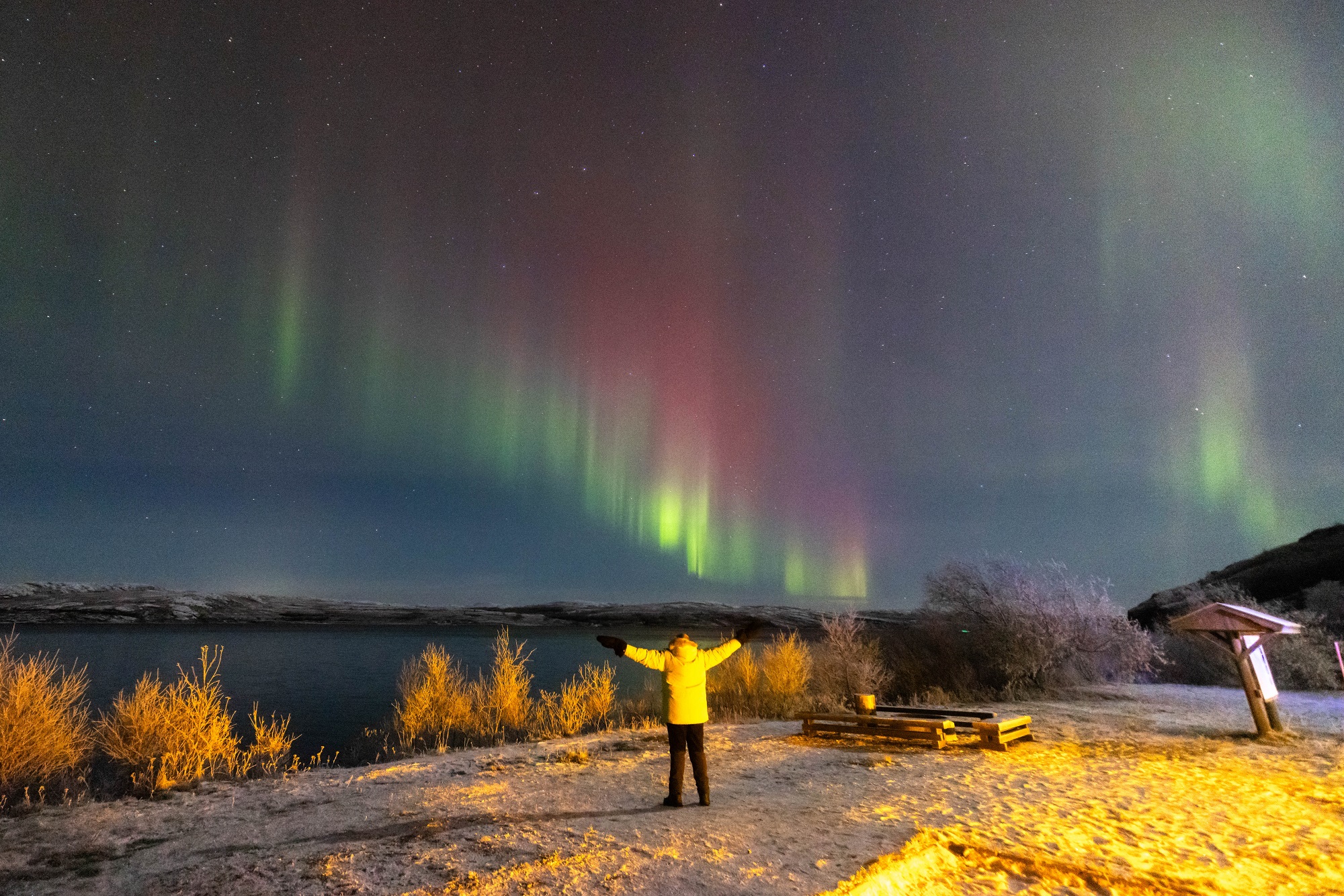 Auroras boreais vermelhas dão show nos céus da Europa e América; vídeo