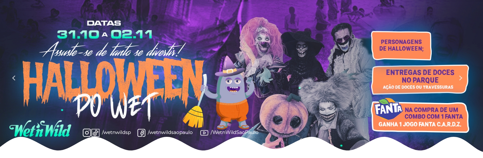 O Halloween no Wet'n Wild | Cidade e Cultura