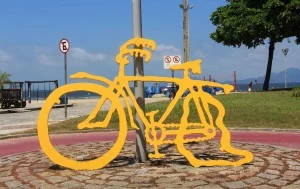 Ciclovia da Orla de Santos -turismo-obra-canal-6-ciclovia-o-pneu-furou-bx