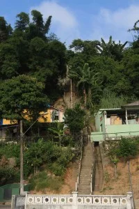 Vista da escadaria do Morro de Nova Cintra