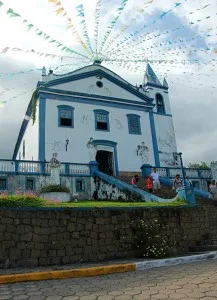 turismo-religioso-na-rio-santos - Igreja Matriz Nossa Senhora d'Ajuda - Ilhabela