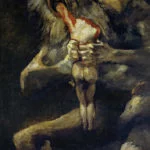 Saturno devorando um filho, Goya
