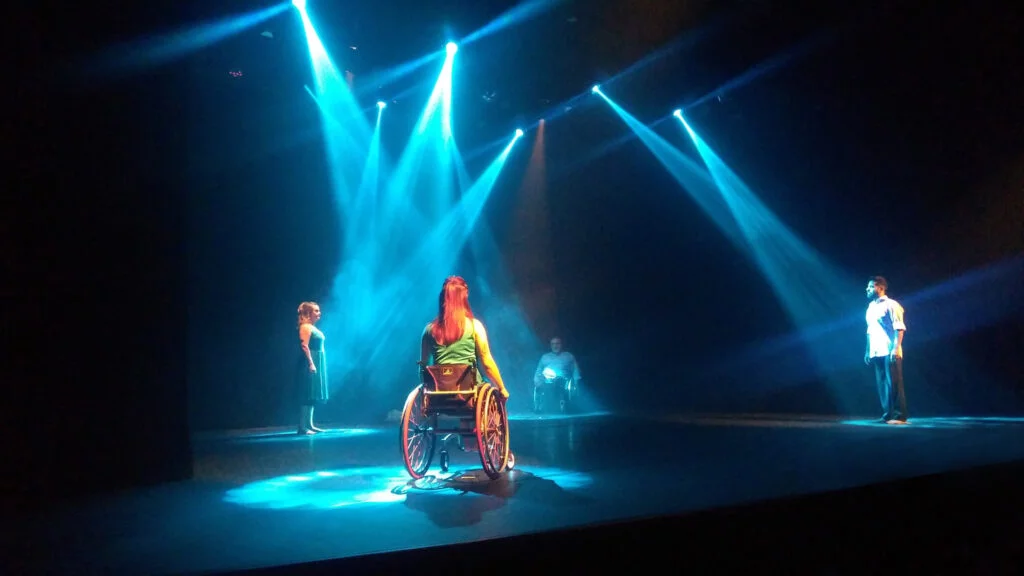 Dança em cadeiras de rodas