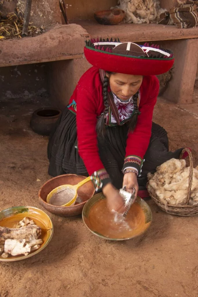 tecelagens em Cusco