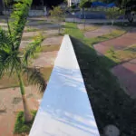Largo das Dores amphitheater. Open air theater in Sobral.