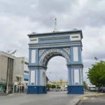 Arco de Nossa Senhora de Fatima, symbol of Sobral city, State of Ceara, Brazil.