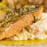 Foto Humberto Leão – Salmão com Risoto ao molho de Laranja