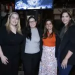 Itanajara Halinski, gerente Cluster Paulista, Jéssica Heiszelmann, Isis Luna e Giovanna Sidelsky, ambas da Atlantica