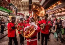 Mercadão e Kinjo Yamato: decoração de Natal