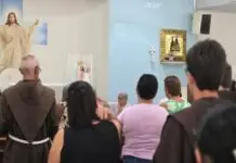 Fé em movimento: imagem da Penha visita paróquia e segue ao sistema prisional