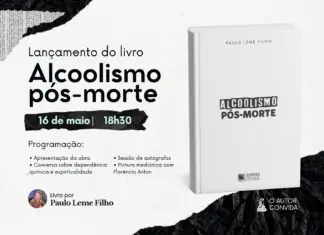 Livro propõe reflexão espiritual sobre o Alcoolismo